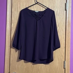 Maurices 3/4 Length Blouse